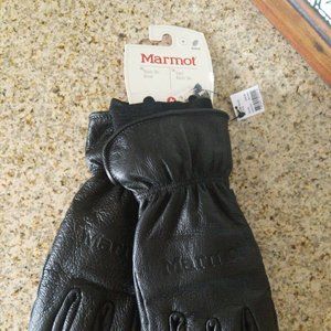 Marmot Genuine Leather Gloves NWT - Medium